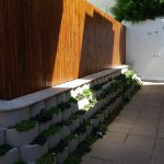 14. Herb garden at the back of the cottage and outside shower